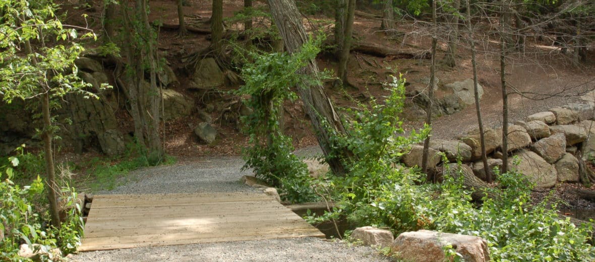 Manchester Watershed Bridge Rock Wall